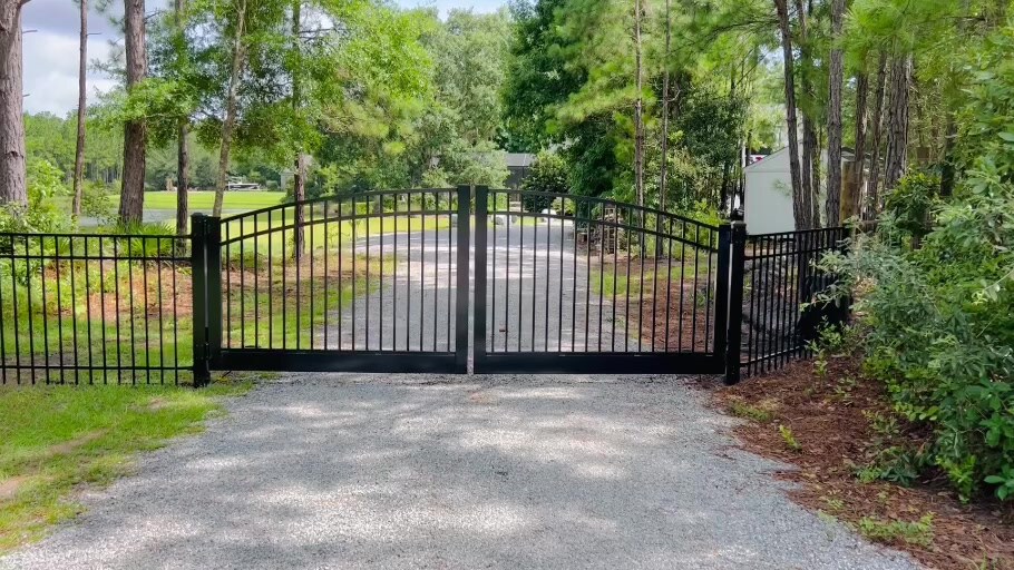 Automatic gate operator installed by Owens Fence Company