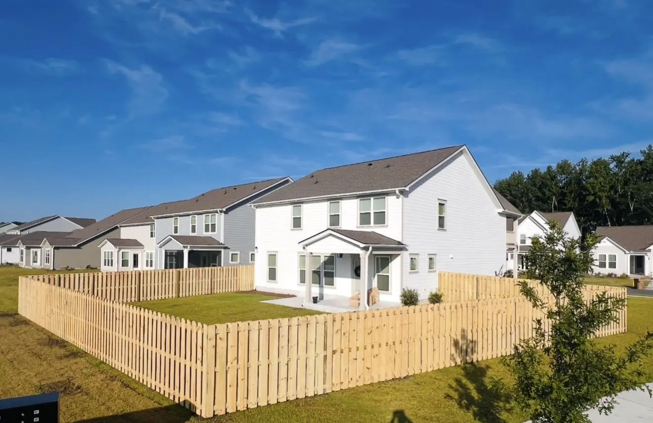 Wood fence installed by Owens Fence Company