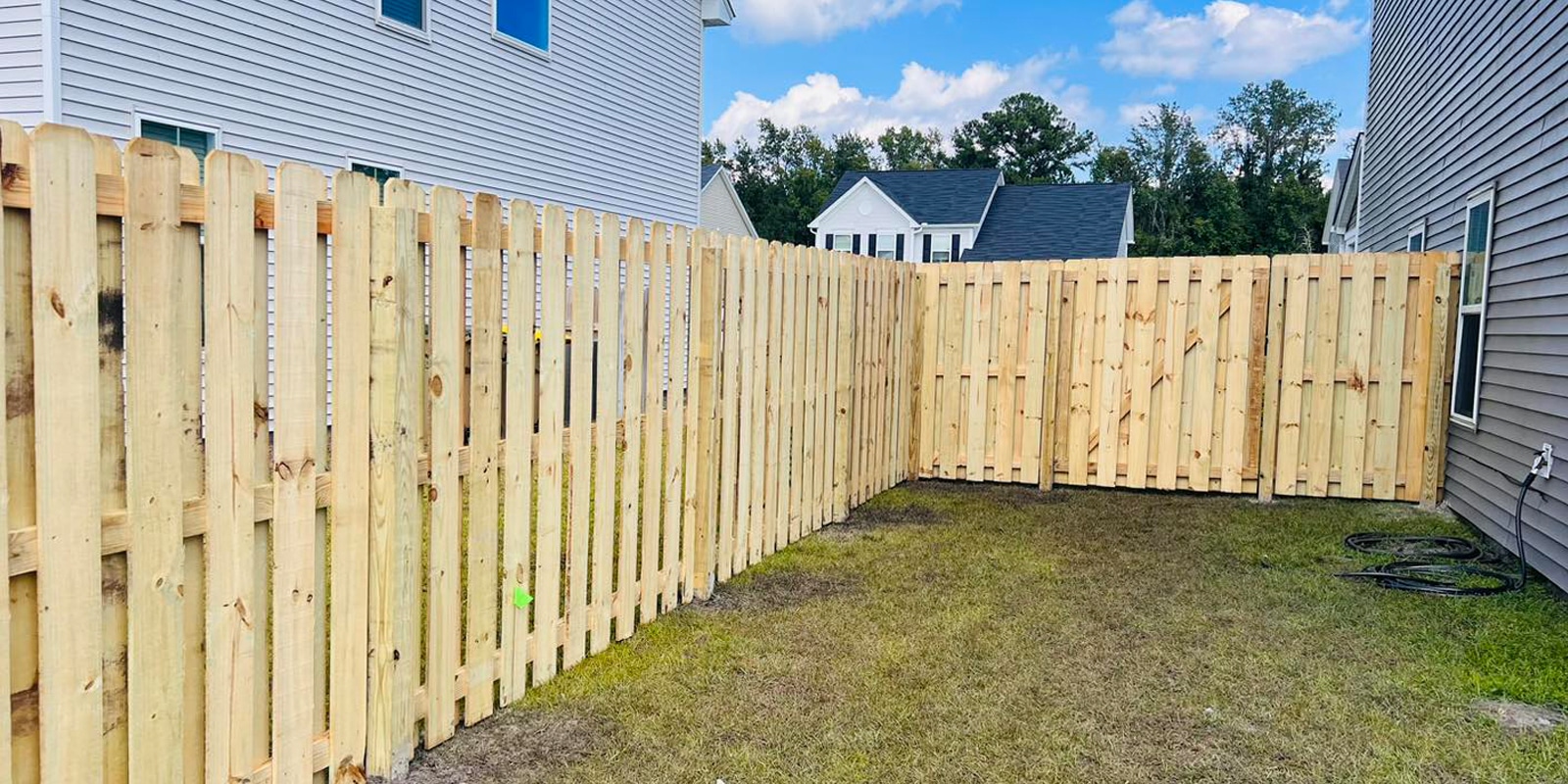 wood fence